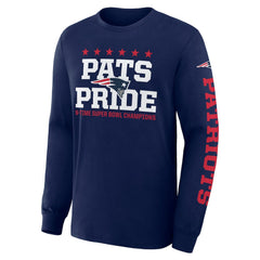 New England Patriots Hometown Sweep Legacy Long Sleeve T-Shirt Navy | Fanatics