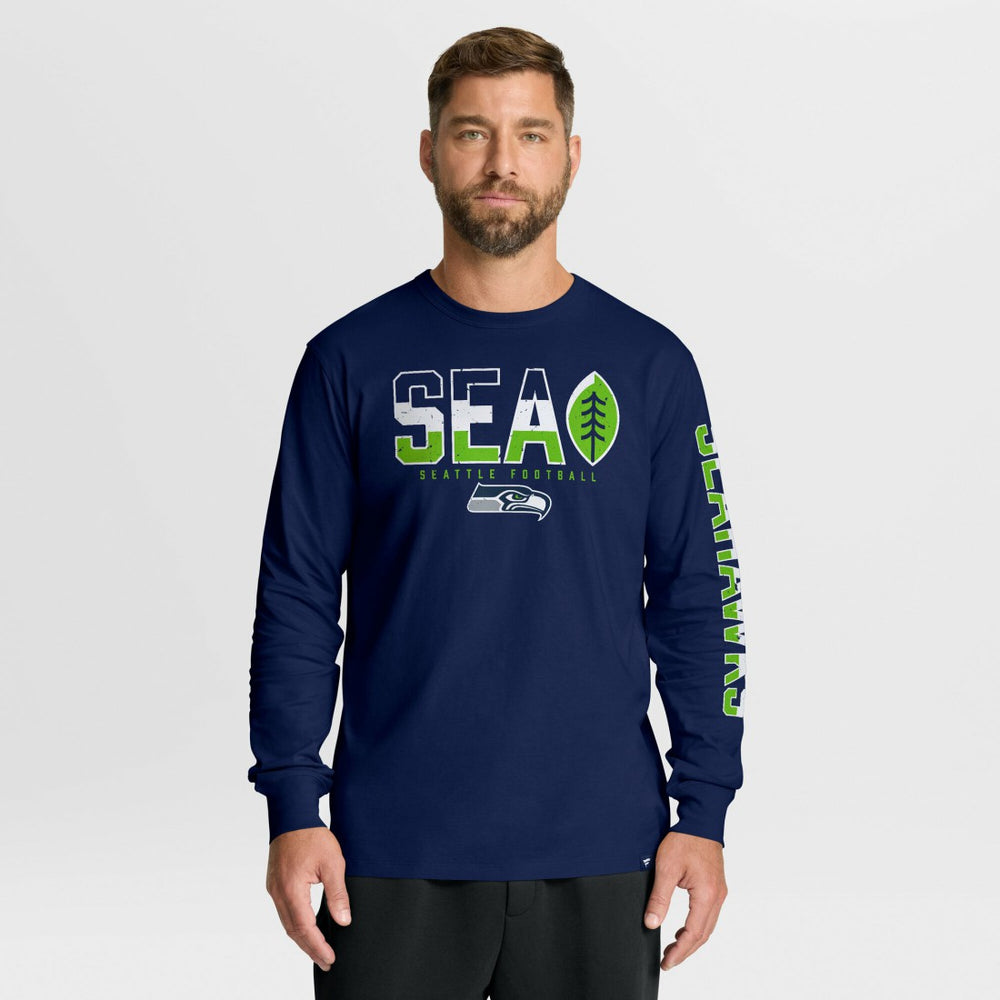 Seattle Seahawks Hometown Sweep Legacy Long Sleeve T-Shirt College Navy | Fanatics