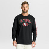 San Francisco 49ers Hometown Sweep Legacy Long Sleeve T-Shirt Black | Fanatics