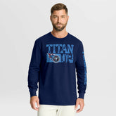 Tennessee Titans Hometown Sweep Legacy Long Sleeve T-Shirt Navy | Fanatics