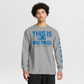 Detroit Lions Hometown Sweep Legacy Long Sleeve T-Shirt Heather Gray | Fanatics