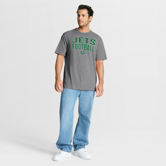 New York Jets First Down Tribute Tri-Blend T-Shirt Heather Gray | Fanatics