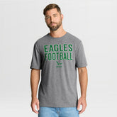 Philadelphia Eagles First Down Tribute Tri-Blend T-Shirt Heather Gray | Fanatics