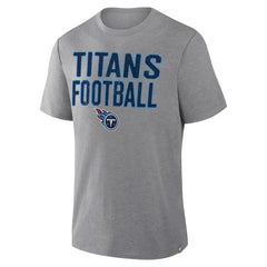 Tennessee Titans First Down Tribute Tri-Blend T-Shirt Heather Gray | Fanatics