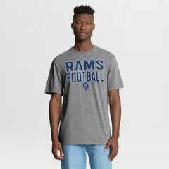 Los Angeles Rams First Down Tribute Tri-Blend T-Shirt Heather Gray | Fanatics