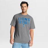 Detroit Lions First Down Tribute Tri-Blend T-Shirt Heather Gray | Fanatics