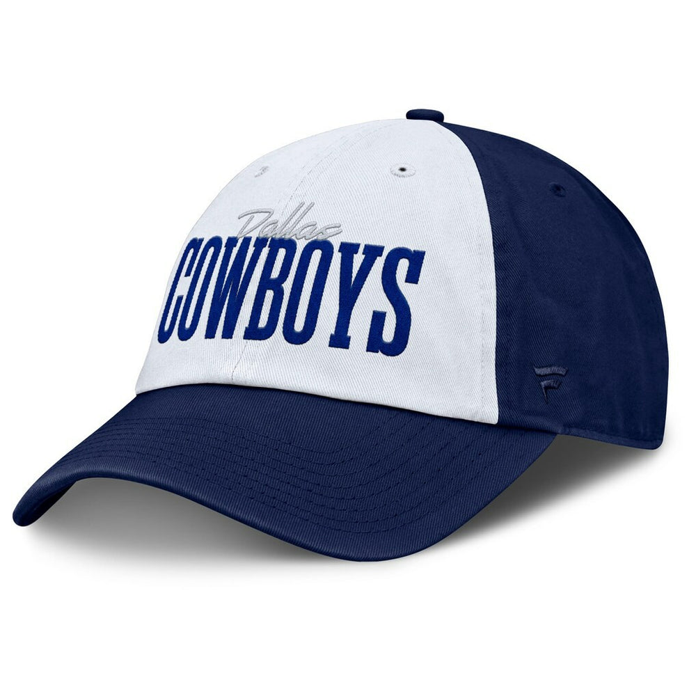 Dallas Cowboys Women's Fanzone Adjustable Hat White/Navy | Fanatics