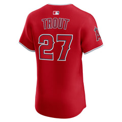 Mike Trout Los Angeles Angels Nike Alternate Elite Jersey - MLB