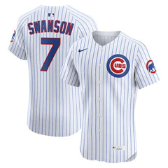 Dansby Swanson Chicago Cubs Nike Home Elite Jersey - MLB