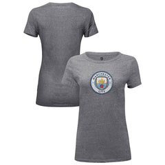 Manchester City 1863FC Women's Color Badge Tri-Blend T-Shirt Heather Gray - FIFA World CUP