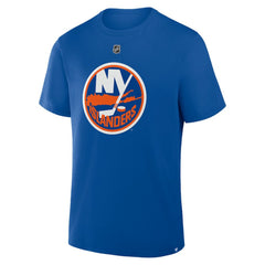 Ilya Sorokin New York Islanders Fanatics Authentic Stack Name & Number T-Shirt - Royal - NHL