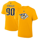 Ryan O'Reilly Nashville Predators Fanatics Authentic Stack Name & Number T-Shirt - Gold - NHL