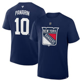 Artemi Panarin New York Rangers Fanatics Authentic Stack Name & Number T-Shirt - Navy - NHL