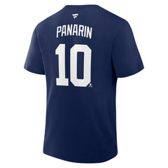 Artemi Panarin New York Rangers Fanatics Authentic Stack Name & Number T-Shirt - Navy - NHL