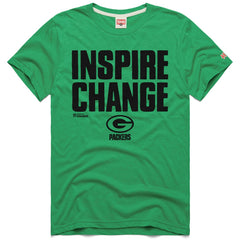 Green Bay Packers Homage Unisex 2024 Inspire Change Tri-Blend T-Shirt Green | NFL
