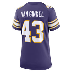 Andrew Van Ginkel Minnesota Vikings Women's Alternate Game Jersey Purple | Nike for Sale