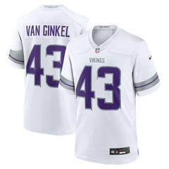 Andrew Van Ginkel Minnesota Vikings Alternate Game Jersey White | Nike for Sale