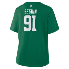 Tyler Seguin Dallas Stars Fanatics Women's Authentic Stack Name & Number T-Shirt - Kelly Green - NHL