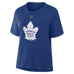 William Nylander Toronto Maple Leafs Fanatics Women's Authentic Stack Name & Number T-Shirt - Blue - NHL