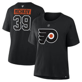 Matvei Michkov Philadelphia Flyers Fanatics Women's Authentic Stack Name & Number T-Shirt - Black - NHL