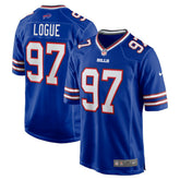 Zion Logue Buffalo Bills Team Game Jersey Royal | Nike for Sale