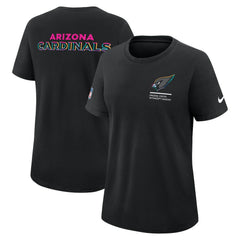 Arizona Cardinals Women's 2025 NFL Crucial Catch Tri-Blend Dri-FIT T-Shirt Black | Nike for Sale