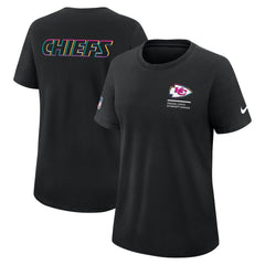 Kansas City Chiefs Women's 2025 NFL Crucial Catch Tri-Blend Dri-FIT T-Shirt Black | Nike for Sale