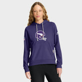 Minnesota Vikings Women's Throwback Sideline Standard Issue Dri-FIT Hoodie Purple | Nike for Sale