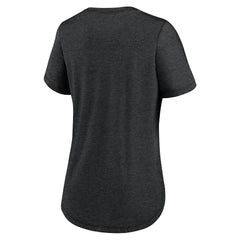 Washington Commanders Women's Script Tri-Blend T-Shirt Charcoal | Nike for Sale