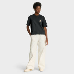 New Orleans Saints Women's Rewind Pocket Boxy T-Shirt Black | Nike for Sale