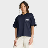 New York Giants Women's Rewind Pocket Boxy T-Shirt Royal | Nike for Sale