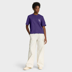 Minnesota Vikings Women's Rewind Pocket Boxy T-Shirt Purple | Nike for Sale
