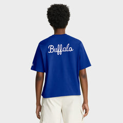 Buffalo Bills Women's Rewind Pocket Boxy T-Shirt Royal | Nike for Sale