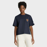 Chicago Bears Women's Rewind Pocket Boxy T-Shirt Navy | Nike for Sale