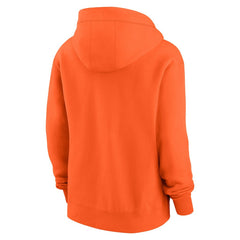 Cleveland Browns Women's Phoenix Rewind Full-Zip Hoodie Orange | Nike for Sale