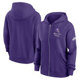 Minnesota Vikings Women's Phoenix Rewind Full-Zip Hoodie Purple | Nike for Sale