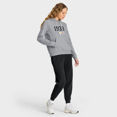 Pittsburgh Steelers Women's 1933 Sideline Standard Issue Dri-FIT Hoodie Gray | Nike for Sale