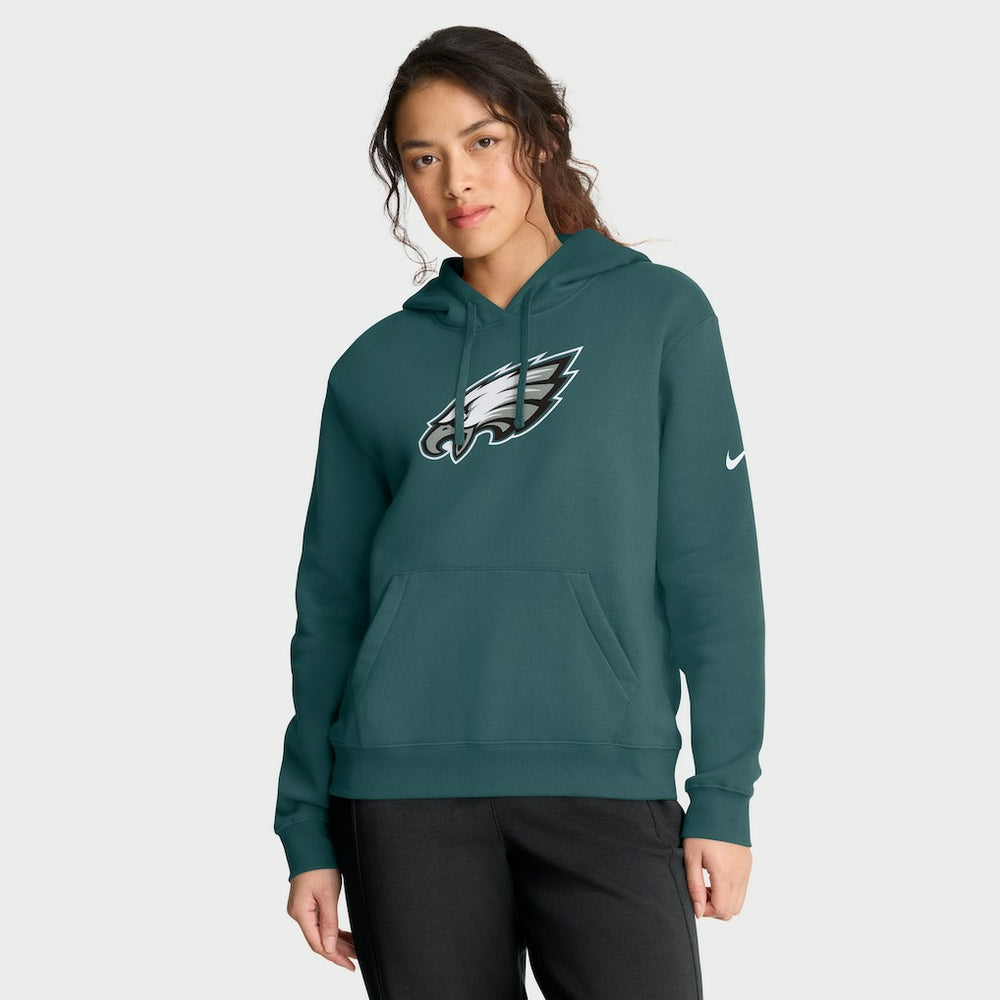 Philadelphia Eagles Women's Club Fleece Hoodie Midnight Green | Nike for Sale