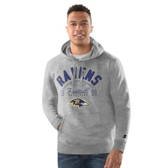 Baltimore Ravens Starter Pullover Hoodie Gray | NFL