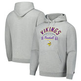 Minnesota Vikings Starter Pullover Hoodie Heather Gray | NFL