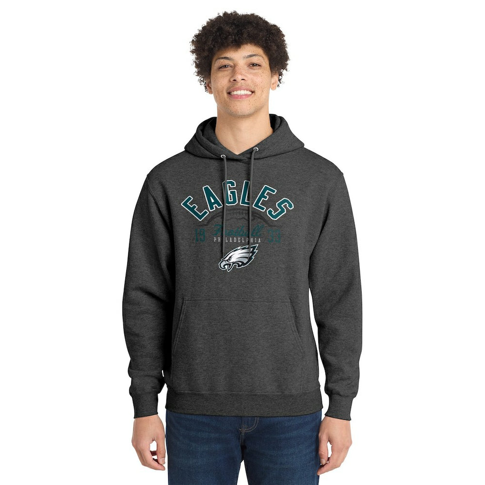 Philadelphia Eagles Starter Pullover Hoodie Heather Gray | NFL