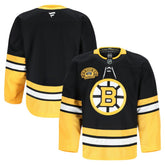 Boston Bruins Fanatics 100th Anniversary Authentic Pro Jersey - Black - NHL