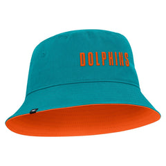 Miami Dolphins Strong Side Bucket Hat Aqua | Fanatics