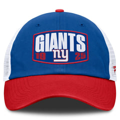 New York Giants Franchise Trucker Adjustable Hat Royal/Red | Fanatics