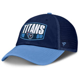 Tennessee Titans Franchise Trucker Adjustable Hat Navy/Light Blue | Fanatics