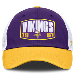 Minnesota Vikings Franchise Trucker Adjustable Hat Purple/Gold | Fanatics