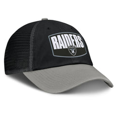 Las Vegas Raiders Franchise Trucker Adjustable Hat Black/Gray | Fanatics
