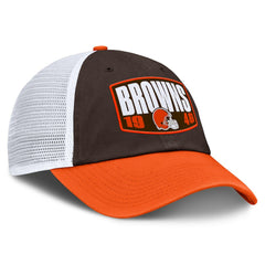 Cleveland Browns Franchise Trucker Adjustable Hat Brown/Orange | Fanatics