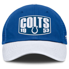 Indianapolis Colts Franchise Trucker Adjustable Hat Royal/White | Fanatics