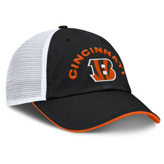 Cincinnati Bengals Reverse Trucker Adjustable Hat Black/White | Fanatics